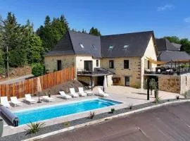 Grande Maison Familiale avec Piscine Privée et Animaux Bienvenus - FR-1-616-527