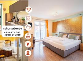 SCHUSTERjunge Aparthotel I Zentral I Studio Apartments I Küche & Bad I Parkplatz，位于萨巴赫瓦登的酒店