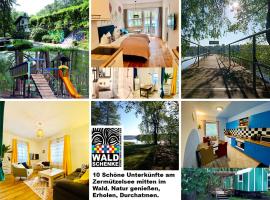 Waldschenke Stendenitz &Uuml;bernachten im Wald am See，位于诺伊鲁平的豪华帐篷营地