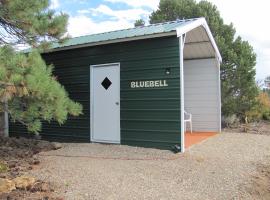 Bluebell Cabin, Glamour Cabin Camping, Stunning Night Sky，位于蒙蒂塞洛的酒店