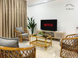 Spacious Family 4BR House near Lake Garden Zoo Taiping with Free WiFi and Netflix