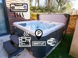 Bella, Jacuzzi Partagé & Parking avec Borne de Recharge Voiture Electrique