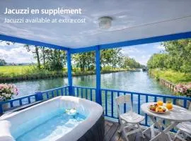 Cottage flottant Terrasse Jacuzzi privé en supplément près Dijon