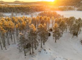 Ullr Glass Cabin with Forest View，位于阿尔维斯尧尔的酒店