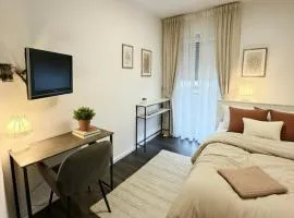 Ruhiges Hotelzimmer mit eigenem Bad