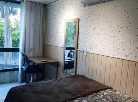 Apartamento container 2 com Split wifi Máq lavar TV Smart vaga