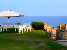 Alexandros Apartments , Beachfront Retreat near Petalidi with Private Sunbeds & Sea View，位于Kalamaki Messinia的酒店