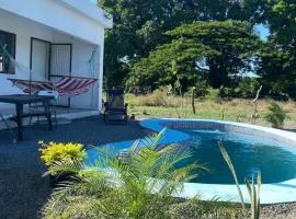 1Private house with pool and 2 bedrooms