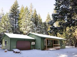 Lassen National Park Luxury Cabin with Hot Tub，位于Shingletown的酒店