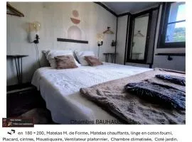 3 ch, 4 pers, cuisine équipée, calme & cosy