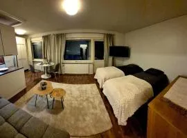 Modern City Apartment with Hästens Beds