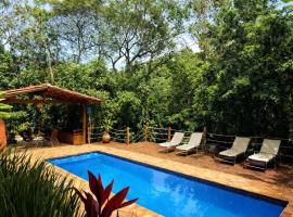 Jardim Botânico Casa Rossa Bungalows & Apartments，位于莫罗圣保罗的酒店