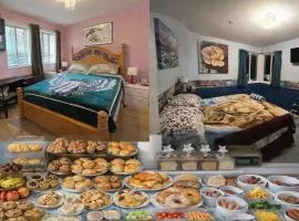 Quiet Bloom Bedroom in Fraser Valley Getaway with Breakfast