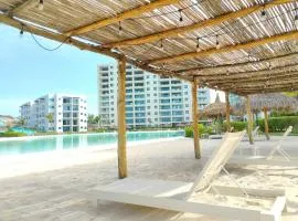 Apartment next to crystalline lagoon + amenities