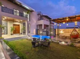Shreya Blossom Retreat 4-BHK Retreat With Private Pool, Gazebo, Garden, Bar & Scenic Aravali Views