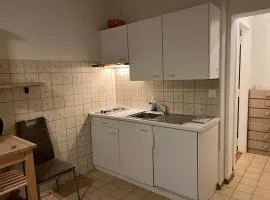 Between the Train station and downtown