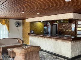 Hotel Santa Barbara，位于阿劳卡的带停车场的酒店