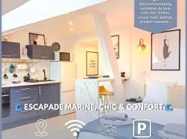 Bleu Chic Élégance Contemporaine - Proche Mer