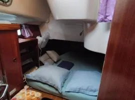 Chambre double sur grand voilier