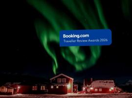 Aurora Lodge Helligskogen with sauna，位于Helligskogen的住宿