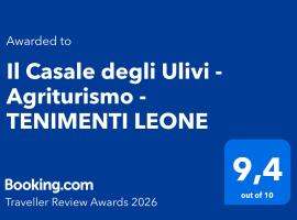 Il Casale degli Ulivi - Agriturismo - TENIMENTI LEONE，位于Lanuvio的酒店
