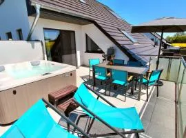 Villa Aquila Luxus-Maisonette Ferienträume Dachterrasse