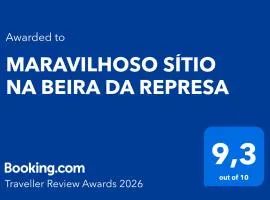 MARAVILHOSO SÍTIO NA BEIRA DA REPRESA