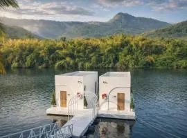 Heaven Raft Erawan Floating Resort Romantic River View
