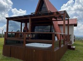 Chal&eacute; P&ocirc;r do Sol，位于Contenda的木屋