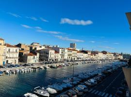 Sète en couleurs，位于塞特港的酒店