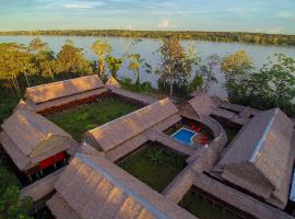 亚马逊河埃利孔旅舍，位于Francisco de Orellana的山林小屋
