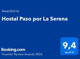Hostal Paso por La Serena，位于拉塞雷纳的自助式住宿
