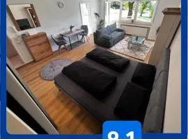 Apartment Ferienwohnung mit Grünem Blick Terrasse & Neu saniert Bordinghaus 24h Check-In in Freudenberg am Main