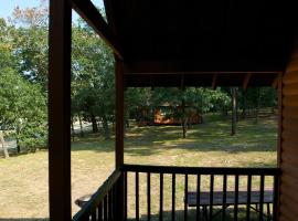 Arrowhead Camping Resort Loft Cabin 22，位于Douglas Center的酒店