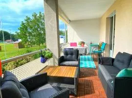 2 rooms, balcony with view & parking indoor