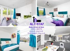 Temple by Alt-Stay - 4 Bed 2 Bath House - Parking, WiFi & Smart TV - Contractors & Relocations - Weekly & Monthly Rates - Best Rates Direct, Search Alt-Stay Accommodation