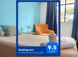 Habitaci&oacute;n con ba&ntilde;o compartido cerca al Parque San Jos&eacute;，位于科尔多瓦的青旅