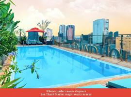 Happy Life Grand Hotel & Rooftop Skybar，位于胡志明市的酒店