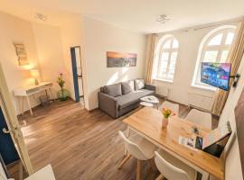 F1B - Urlaubsmagie - Helle Wohnung mit Sauna und Pool，位于塞布尼茨的酒店