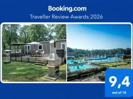 Vakantie-Chalet Camping GOOLDERHEIDE met seizoensgebonden zwembad