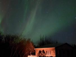 Large cabin 4 rooms with Hekla volcano view，位于海拉的酒店