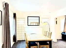 A cozy home with fire place