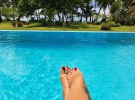 La VILLA BORAHA 300m2 PROPRIÉTÉ ENTIERE en bord de plage PISCINE PRIVEE Cuisine équipéeTV Wifi