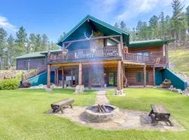 Black Hills Cabin Hot Tub, Fishing Pond and Deck