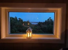 Peaceful seaside cabin with guest house - large private outdoor areas and boat available on request