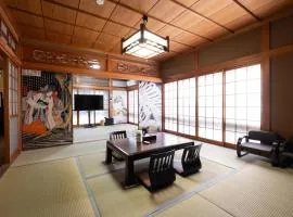 Enjoy the beautiful sea and the local port town right in front of you! A 3-story private facility where you can rediscover the beauty of Japan and feel the Japanese spirit