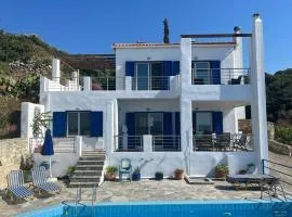 Lovely family villa with stunning sea views