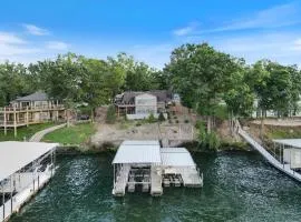 Lakefront Home Private Dock with Main Channel View