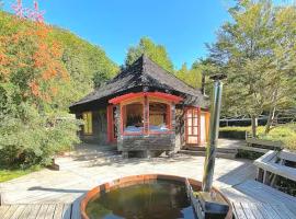 Cabaña en Lago Tinquilco y Hot Tub Pucon，位于Collentañe的酒店