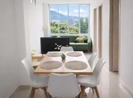 Descansa con vista al parque en Guadalupe, Dosquebradas